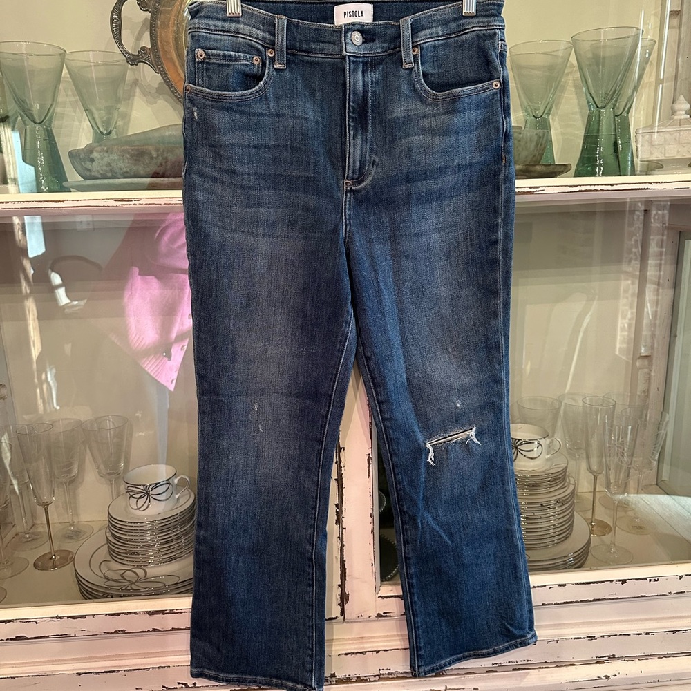 Pistola Lennon high rise crop jeans - 30